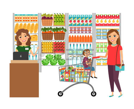 450x368 Grocery Store Clipart