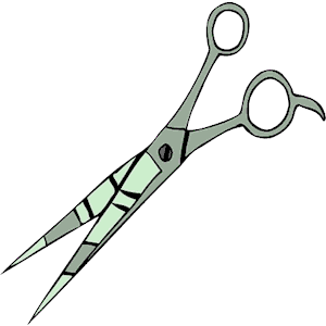 300x300 Hair Scissors Clipart