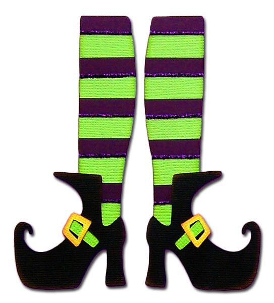 543x600 Legs Clipart Witch Shoe