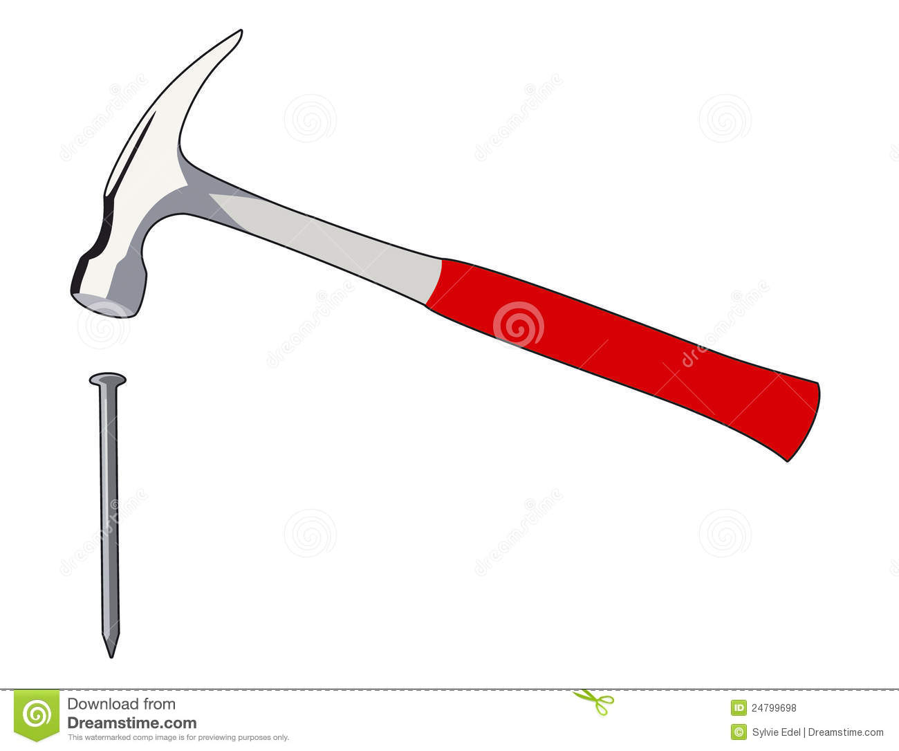 1300x1086 Nail And Hammer Clipart