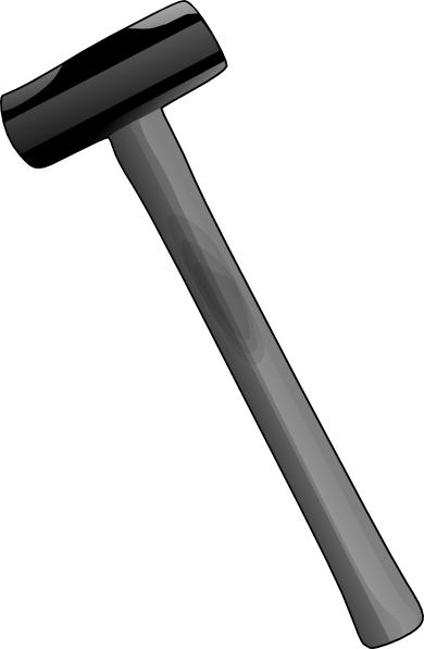 390x597 Blacksmith Clipart Hammer