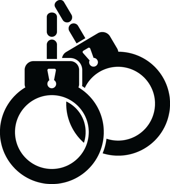 555x600 Handcuffs Clipart