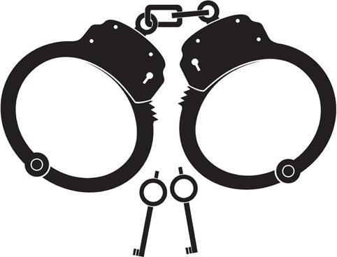 482x368 Handcuffs Vector Free Vector Download (13 Free Vector)