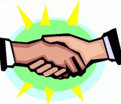 250x214 Free Handshake Clipart
