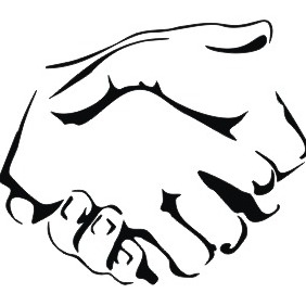 282x282 Business Handshake Illustration Free Vector Download 379827 Cannypic