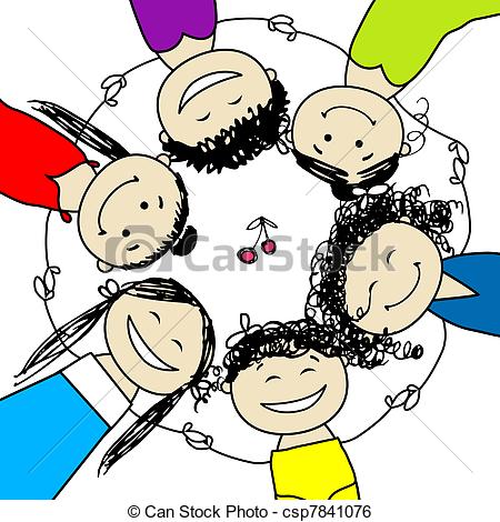 450x470 Group Of Friends Having Fun Clipart Clipart Panda