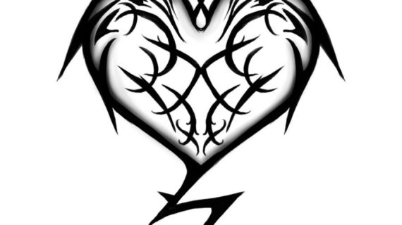 570x320 Cool Heart Drawings