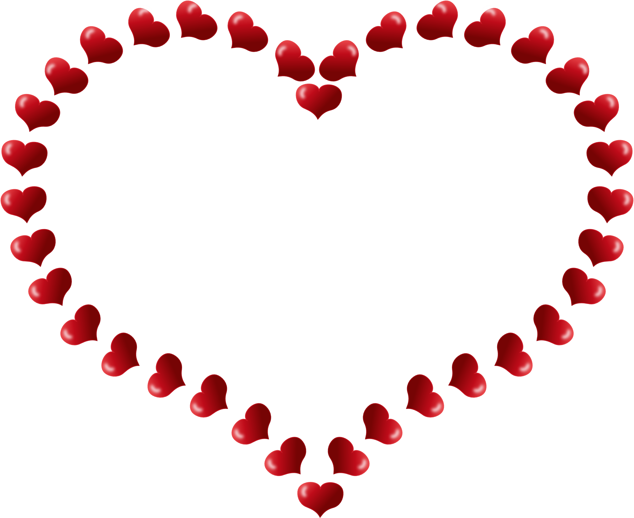 2020x1653 Heart Outline Stars Transparent Png