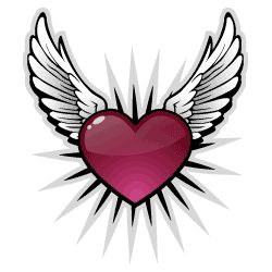 250x250 Heart With Wings Sweet Tattoos And Ideas Tattoo