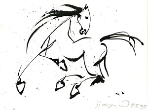 300x223 Horse Galloping Drawings