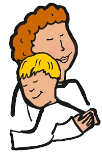 200x304 Hug Clipart Mom Kid