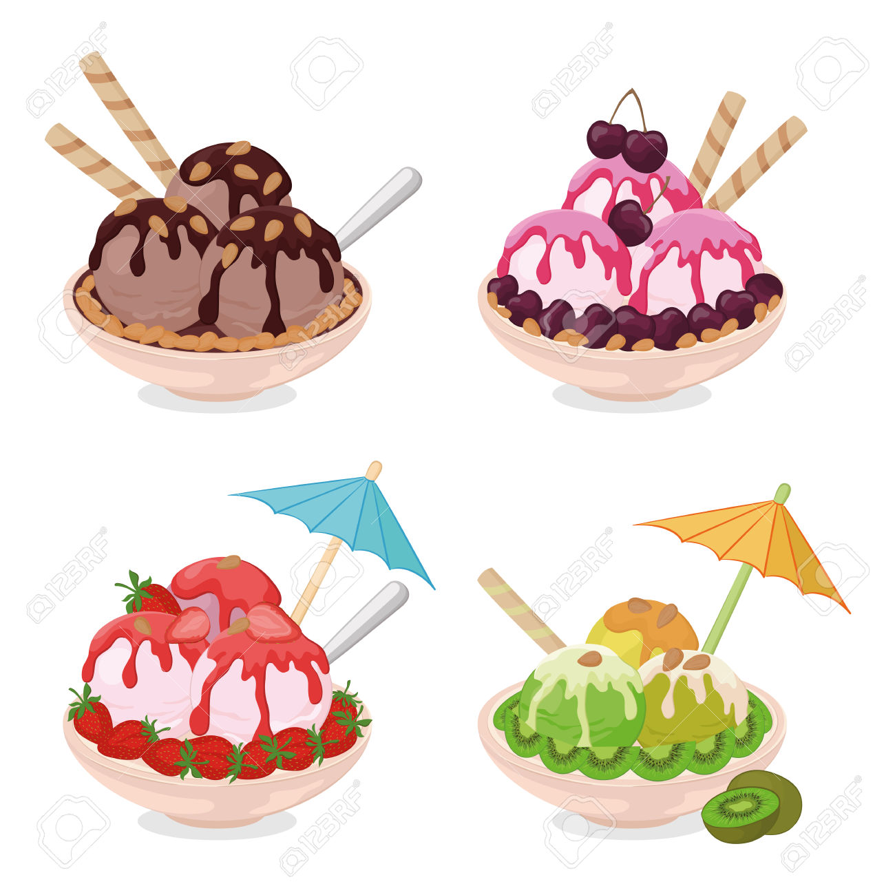 1300x1300 Ice Cream Cup Clipart