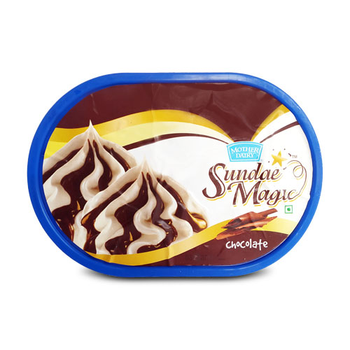 500x500 Dairy Sundae Magic Chocolate Ice Cream Cup 750ml