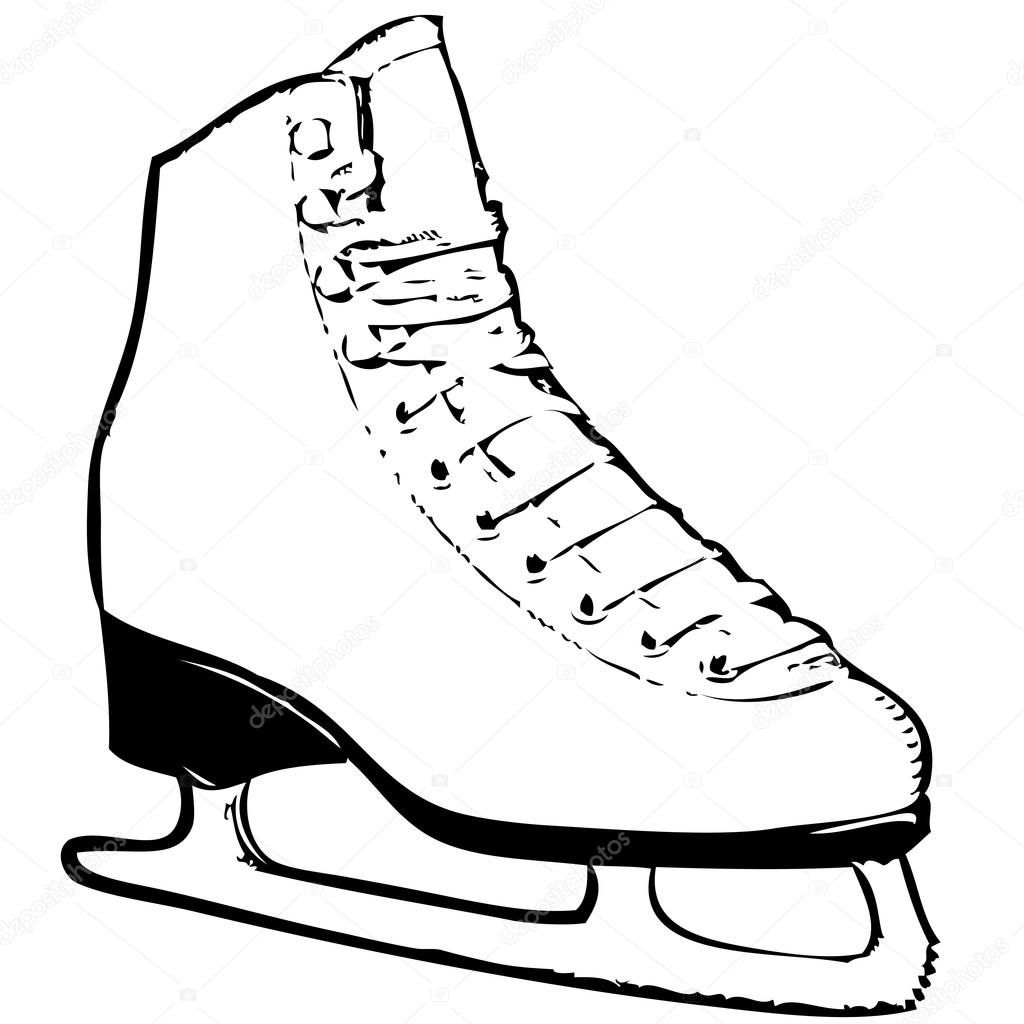 1024x1024 Ice Skates Stock Vector Roman101