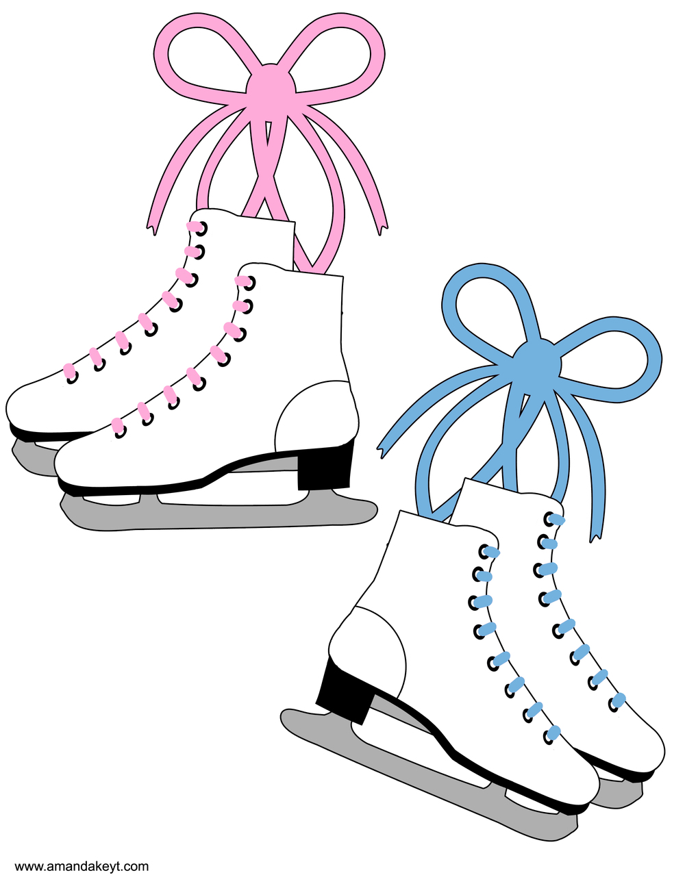 1000x1294 Instant Download Ice Skating Printable Photo Booth Prop Set