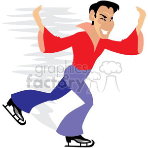 300x300 Royalty Free Ice Skating 002 369036 Clip Art Images, Illustrations
