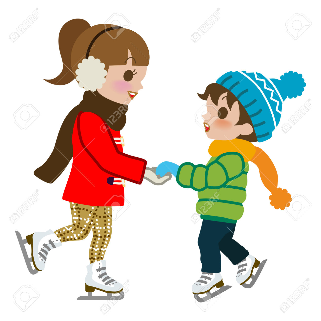 1300x1300 Ice Skating Clipart Images