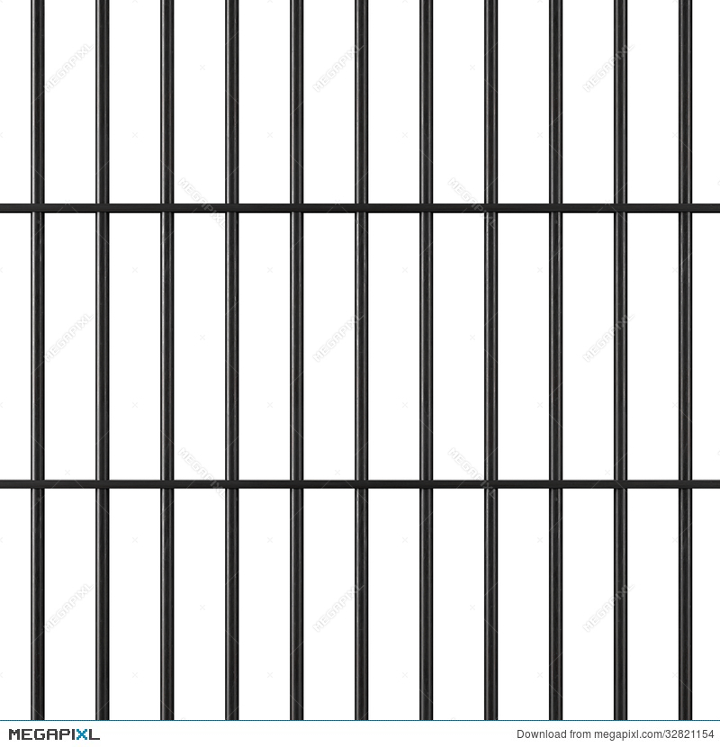 800x830 Jail Bars Illustration 32821154