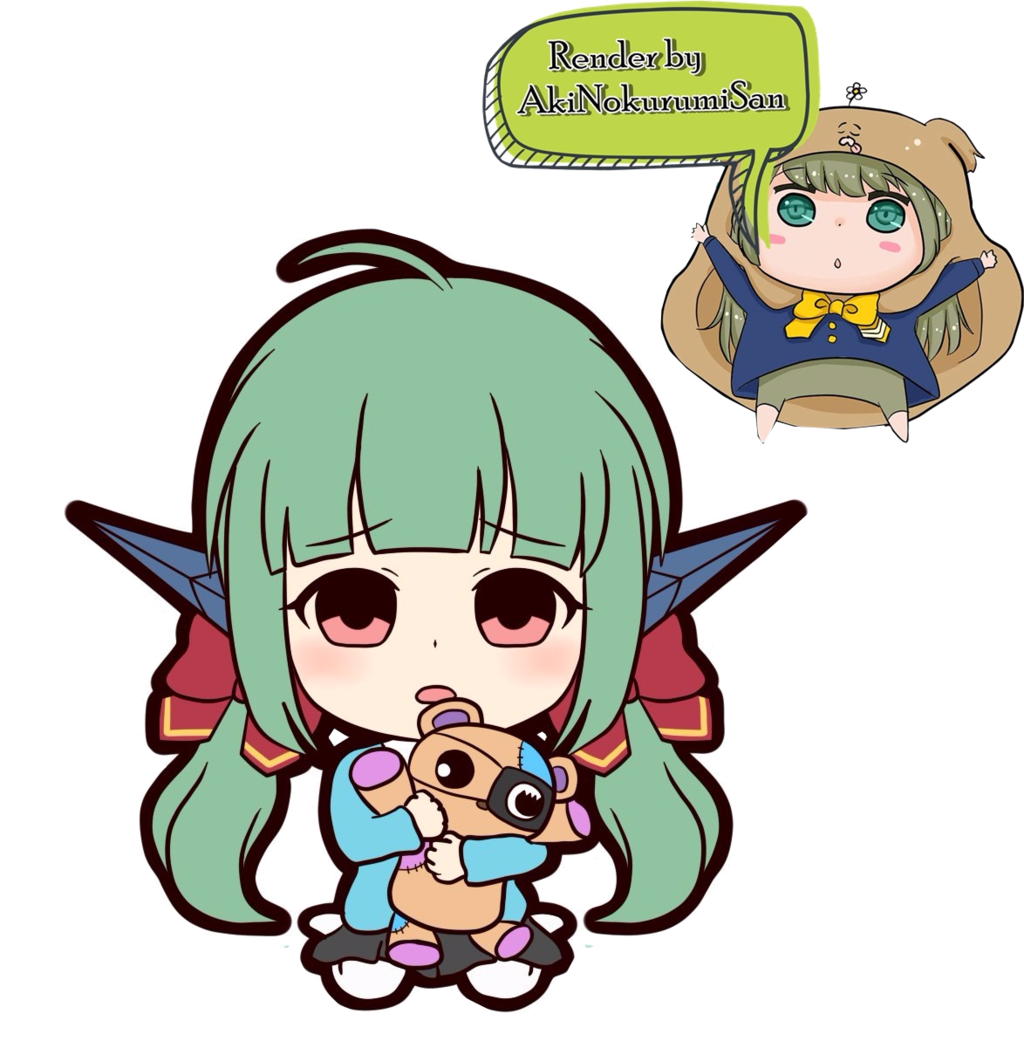 1024x1055 Sadone Kindergarden Chibi Ver Render By Akinokurumisan