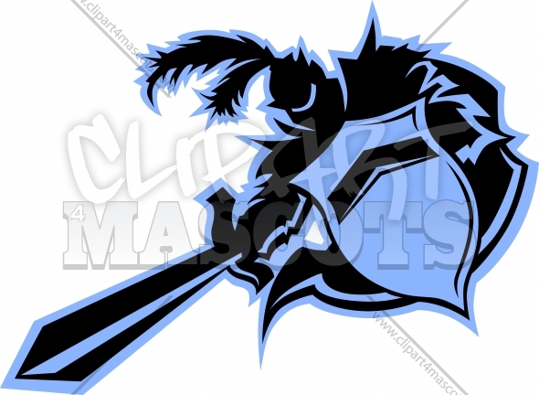 590x432 Knight On Horse Mascot Clipart