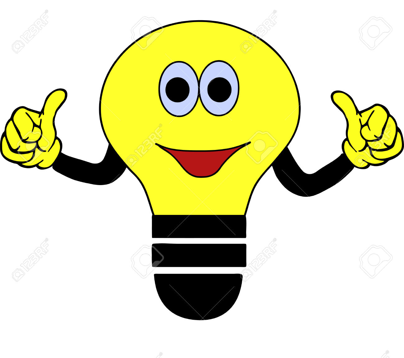 1300x1151 Bulb Clipart Cartoon