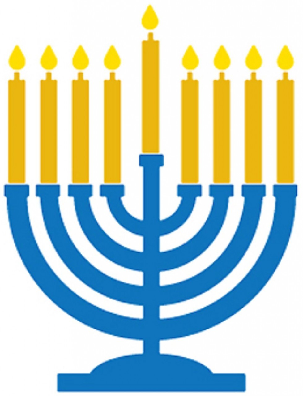 980x1280 Hanukkah Menorah Png