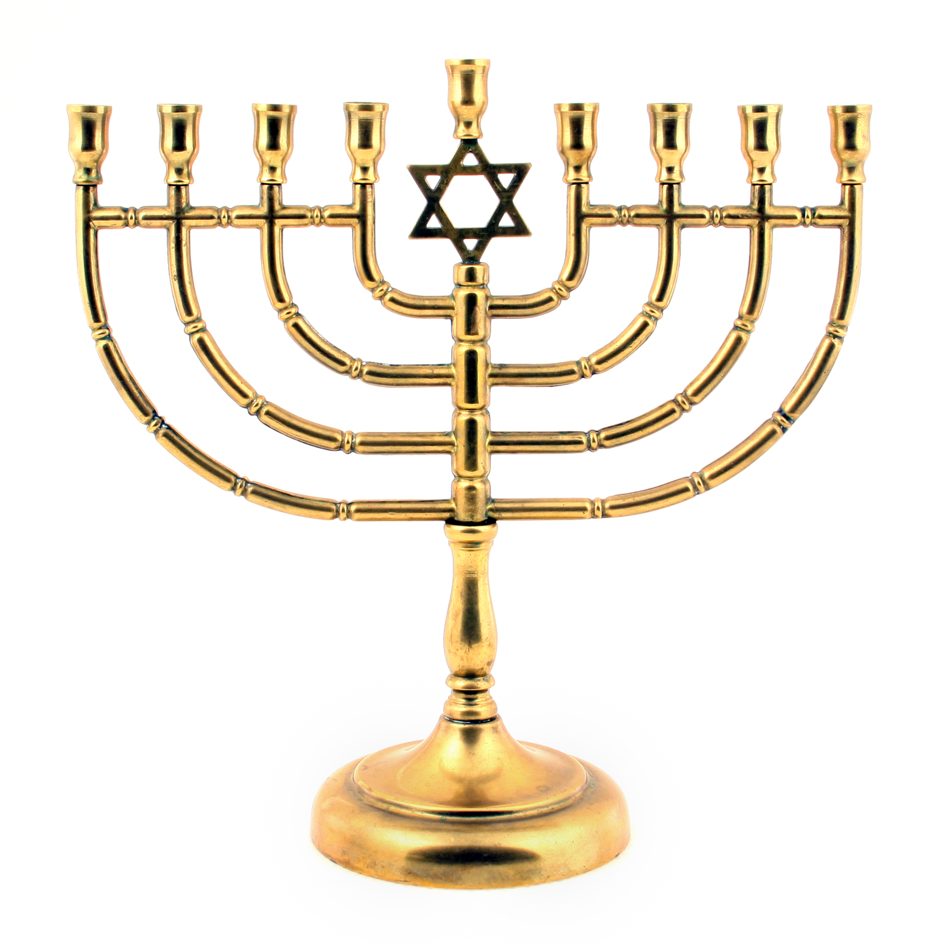 1909x1919 Hanukkah Menorah. Cartoon Menorah With All Candles Lit Royaltyfree