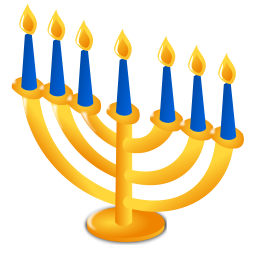 256x256 Menorah Clip Art Download