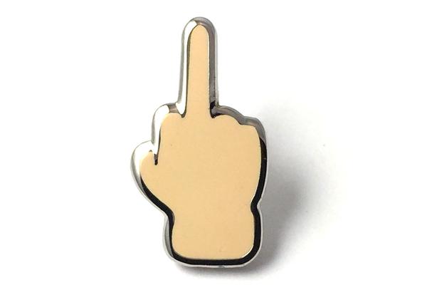 600x407 Middle Finger Pin Pintrill