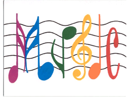 257x195 Colorful Music Notes Symbols Clipart Panda