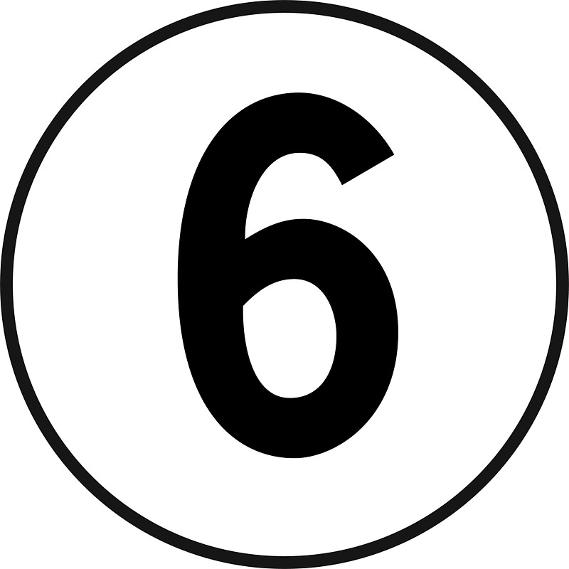 800x800 6, Sixth, Number Six, Number 6, Old School, Racing, Six