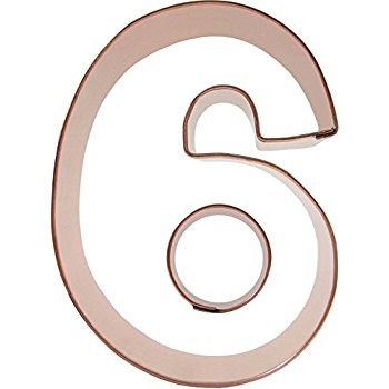 350x350 Coppergifts Number 6 Cookie Cutter Kitchen Amp Dining