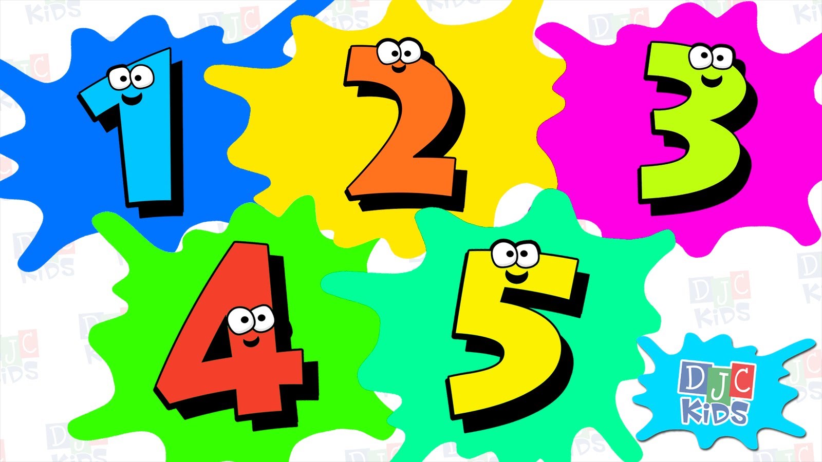1600x900 Splat! Lets Count From 1 To 5! A Simple Numbers Video For Kids