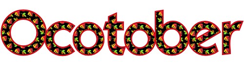 500x143 Month Of October Clipart Free Clipart Images Clipartwiz Clipartix