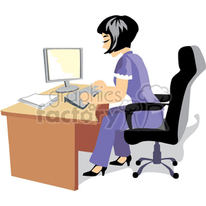300x300 Office Desk Work Clip Art Cliparts