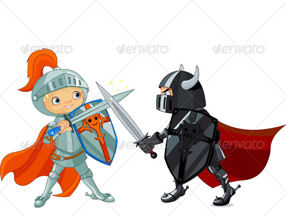 590x446 Fighting Knights By Dazdraperma Graphicriver