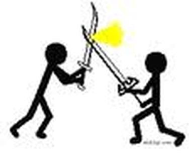 382x312 Stick People Fighting