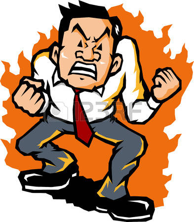 393x450 Angry Man Clipart Collection