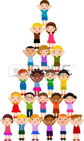 269x450 Group Of Children Having Fun Royalty Free Cliparts, Vectors,