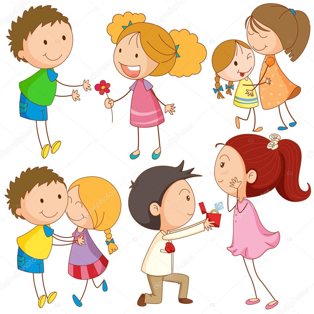 1024x1024 People Hugging And Kissing Stock Vector Interactimages