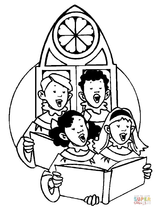 537x720 Singing In Church Coloring Page Free Printable Coloring Pages