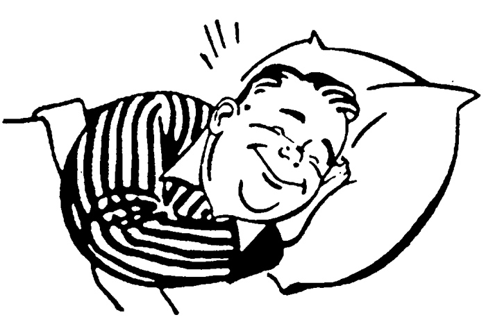 700x467 Bed Clipart Sleepy Man