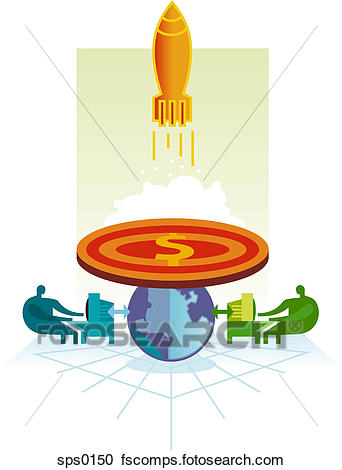 342x470 Stock Illustrations Of A Rocket Takes Off From A Launching Pad