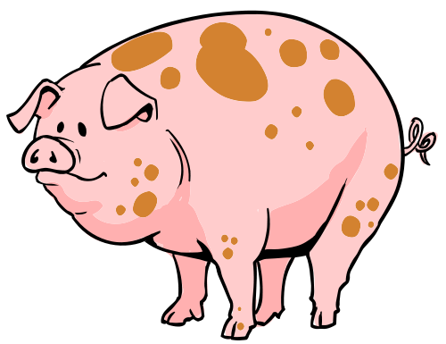 500x385 Pig Clip Art Pdf Free Clipart Images