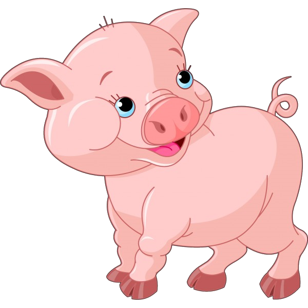 600x600 Funny Cartoon Pigs
