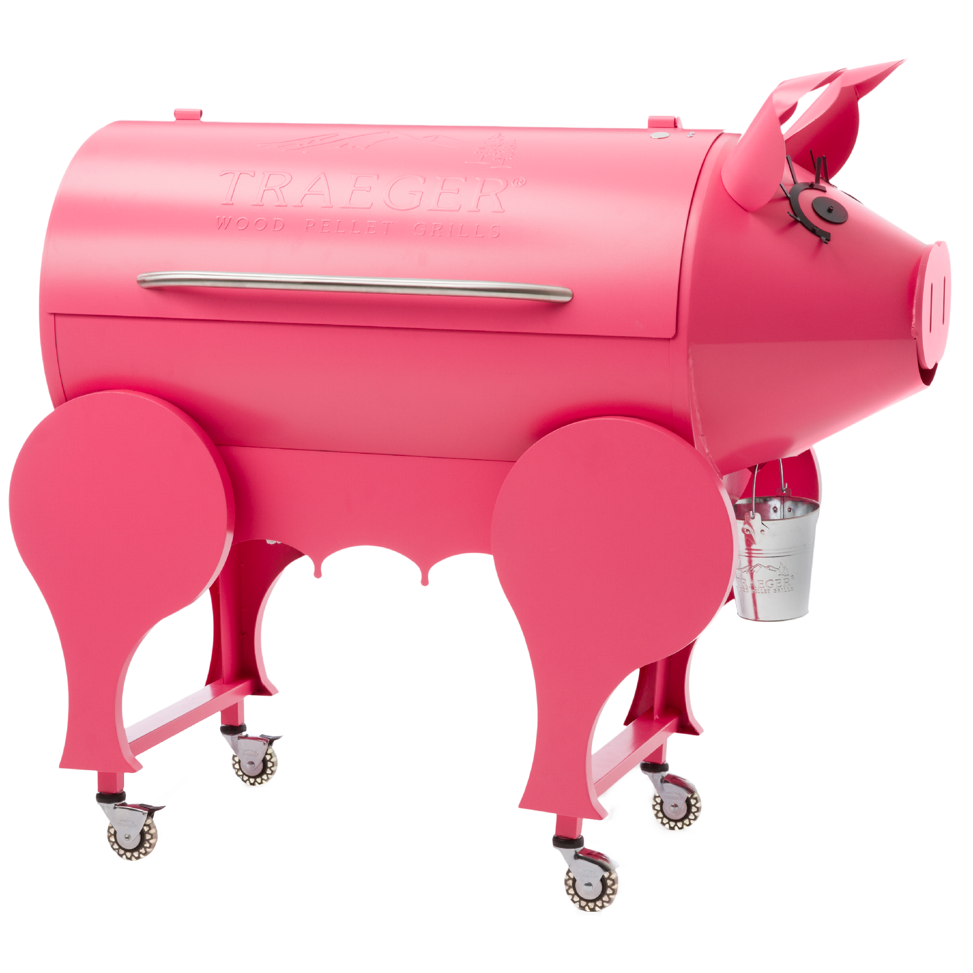 2000x2000 Pink Lil' Pig Pellet Grill Traeger Wood Fired Grills