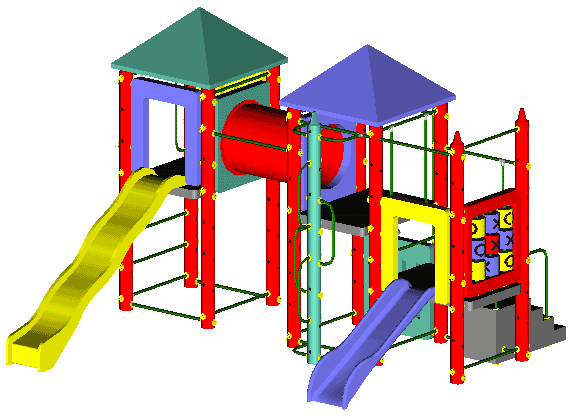 572x416 Fort Hamilton Play Structure