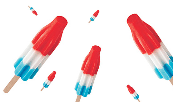 554x326 Healthy Amp All Natural Red, White + Blueberry Popsicles Brit + Co