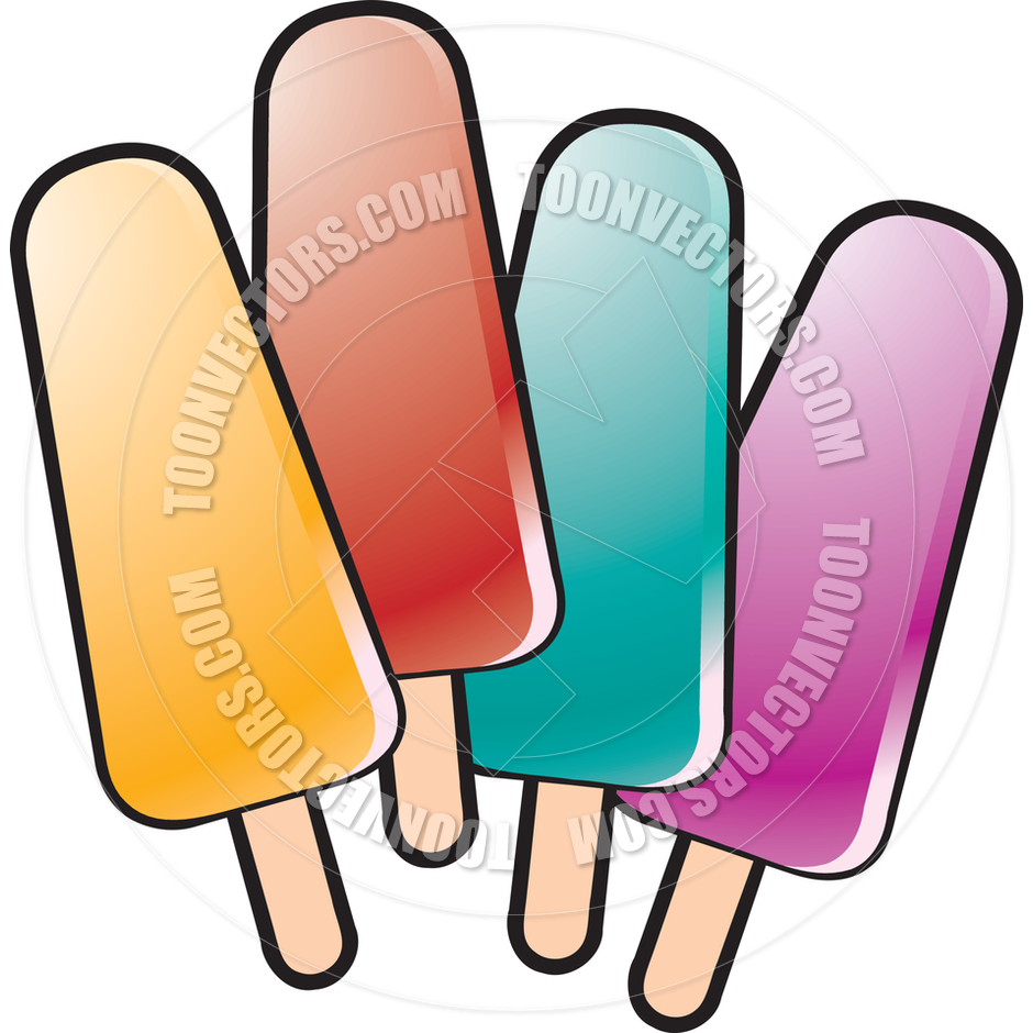 940x940 Cartoon Ice Popsicles By Lal Perera Toon Vectors Eps