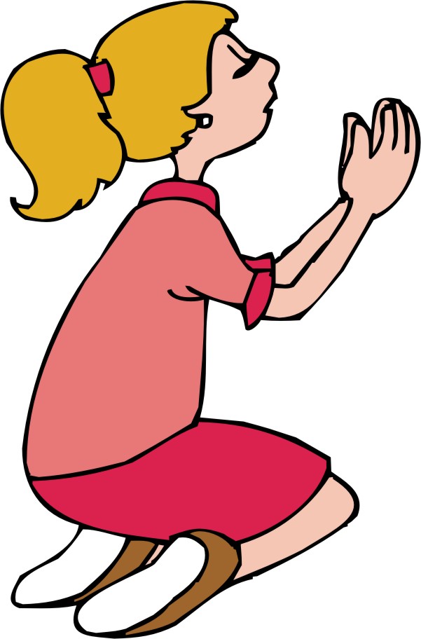 601x912 Free Praying Clipart Image
